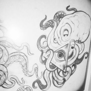 #octopus #eye #iluminati #tenacles