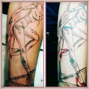 #pinup #frau#matrose #continue #follower #follow #followforfollow #artist #dreamtattoo #mindblowing #mone1971 #tattoo #tattoos #tattooedmann #followme #vogel #feder #flûgel #inked