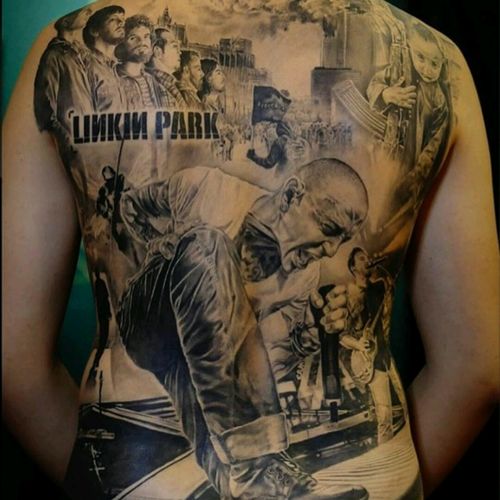 Linkin Park tribute by Soi Nguyên #tattoodo #TattoodoApp #tattoodoBR #tatuagem #tattoo #linkinpark #ripchester #ripchesterbennington #SoiNguyen #realismo #realism #pretoecinza #blackandgrey