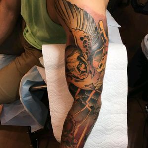 #sleeve #tattoo #redbaronink