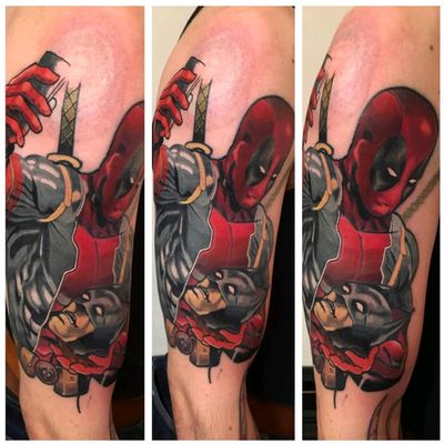 #deadpool #tattoo #redbaronink