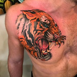 #tiger #tattoo #redbaronink