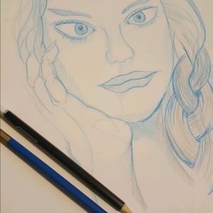 A little portrait practise. This isn't my specialty.  I'm literally learning how to do portraits by myself.#portrait #learning #practicemakesperfect