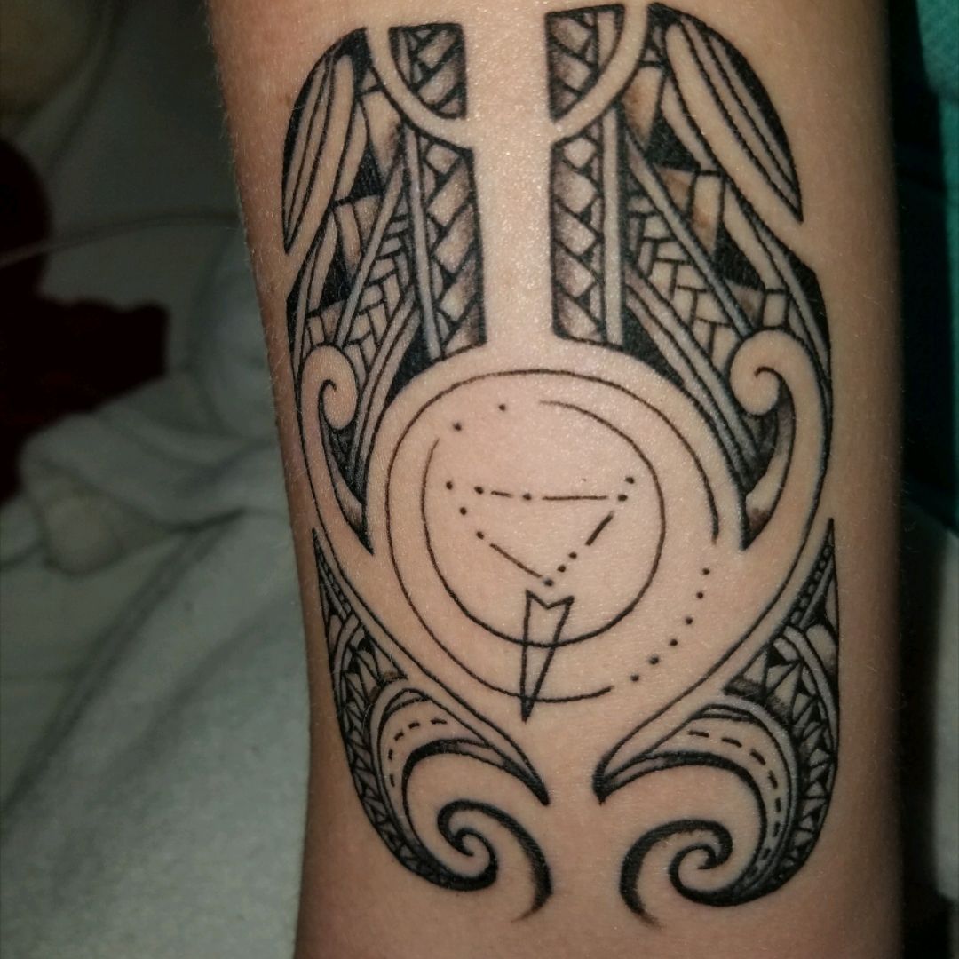 tribal capricorn tattoo
