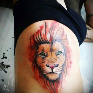 #lion #rib #watercolor #aquarela #leão #costela