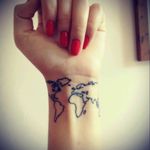 Because I like to travel all around the world. Will be my first one 😍 #travel #world #map