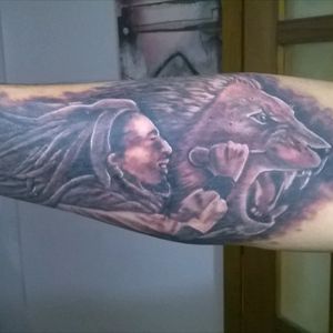 Marley lion tattoo