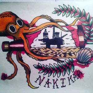 American traditional tat drawing #tat #tatt #tattoo #tats #tatts #tattoos #american #americantradition #AmericanTraditional #americantraditionaltattoo #oilfield #oil #rig #oilrig#color #simple #drawing #drawings #oilrigs #art