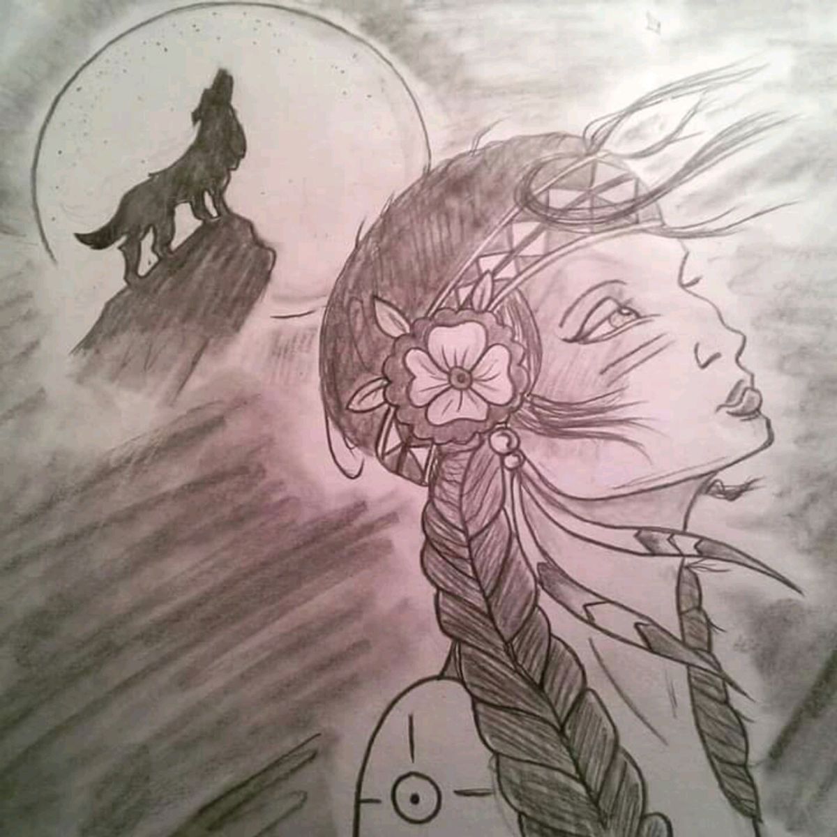 native american drawing