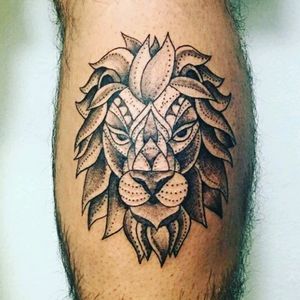 My lion tatoo, simple, different and perfect