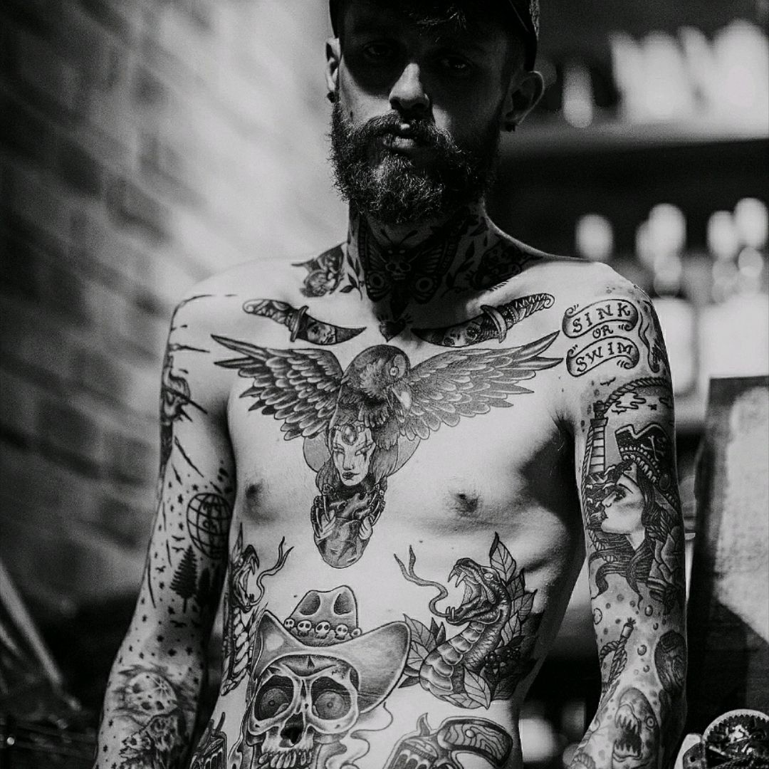 Full body tattoos for men, Body tattoo Ideas