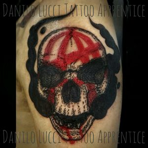#blackwork #tattooapprentice #apprentice #skull