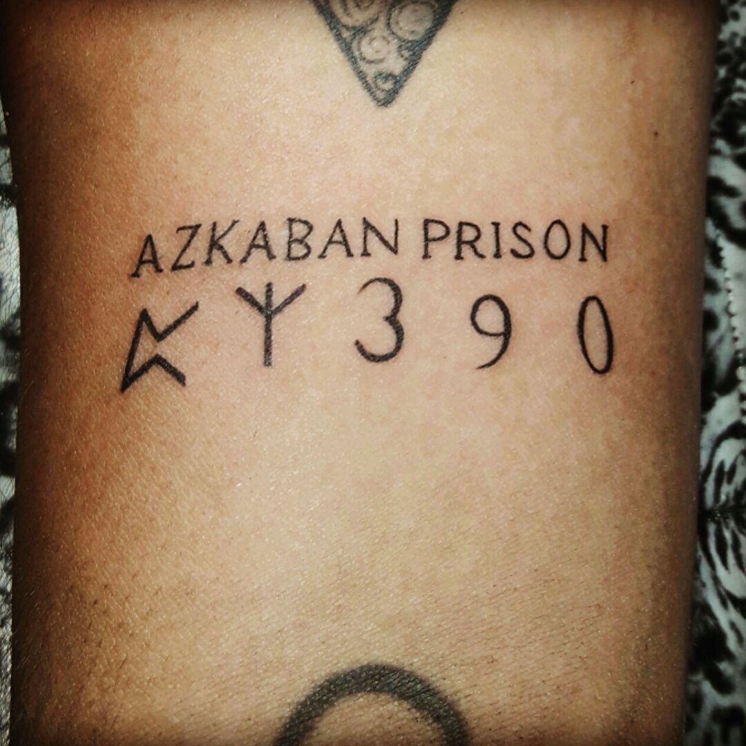 New Tattoo These are the rune symbols on Sirius Blacks wand My  godfather is getting the same tattoo as well  rharrypotter