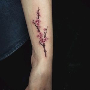 #cherryblossom #tattoo #cherryblossomtattoo #ink #femaletattooartist #cutetattoo #femaletattoo #cherryblossoms #tattoos #inked