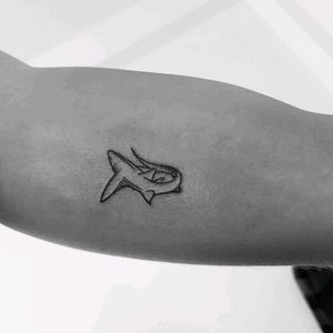 Cute lil shark tattoo