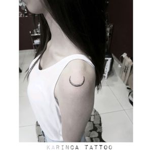 🌙 Moon Instagram: @karincatattoo #moon #tattoo #shouldertattoo #dövme #istanbul #tattooer #tattooartist #tattooidea #smalltattoo #minimaltattoo #littletattoo #black #dotwork #tattoos #karincatattoo #ink #girl #woman #tattooforgirls
