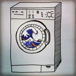 #washingmachine #hokusai