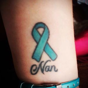 Tattoo for my nan who passed away from ovarian cancer in 2006