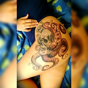 Kraken ❤️#kraken #tatuados #tatuadoresmexicanos #mexican #ink #joelmorales #joelblackink #blackandgrey #blackwork #blackink #tatuaditatevesmasbonita #14hrs #3session