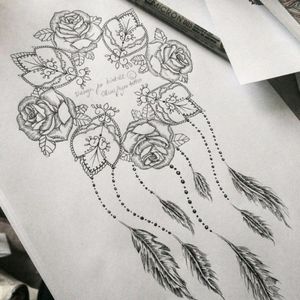 This is what I want the flowers with color words in the middle and a butterfly on one of the roses