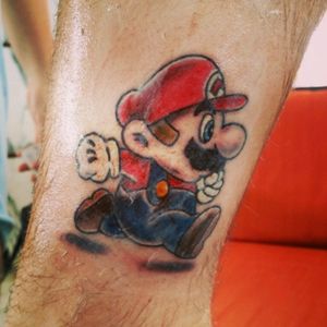 Mario loves it #mario #supermario #firsttattoo #nintendo #games #gaming #noragretz
