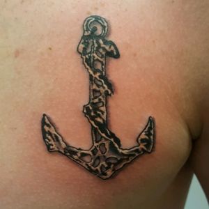 Anchor done from necklace for my uncle