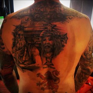 Start of a full back piece