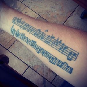 Tattoo uploaded by Ana Maturana • Music arm • Tattoodo