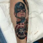 Fourth portrait on my Marvel leg sleeve, Captain America by Mikey Lo at Boundless Tattoo Company #MikeyLo #BoundlessTattooCompany #BTC #captainamerica #captainamericatattoo #ironman #ironmantattoo #wolverine #wolverinetattoo #Avengers #AvenegersTattoo #xmen #XMenTattoo  #MarvelComics #MarvelTattoos #ComicTattoos #superhero  #SuperheroTattoos #LegSleeve