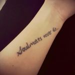 My first tattoo... 6years ago.. Soulmates never die... #tattoo #firsttattoo #soulmates #bestfriend #soulmatesneverdie #placebo