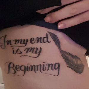 Firsttattoo#quote#feather