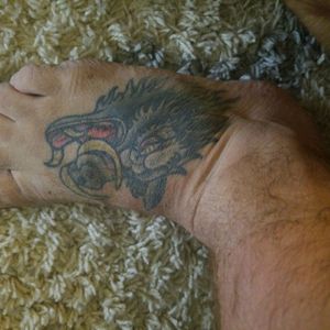 Traditional pig on the foot
