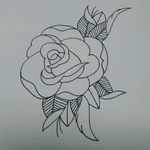American traditional rose #rose #roses #american #traditional #americantradition #outline #sketch #getit #beginning