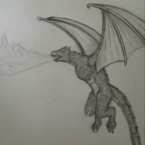 Rough sketch of a dragon