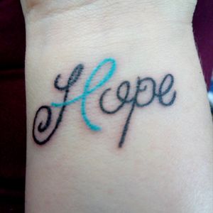 When all else fails, have hope.#dissociativeidentitydisorderawarenness #awearnessribbon #hope