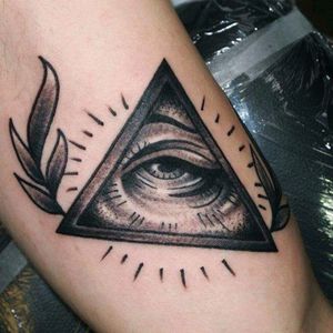 All Seeing Eye by tattooist Martin Fletcher - Lancaster