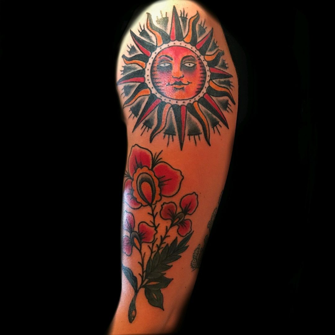 72 Best Sun Tattoo Design Ideas and Meaning 2023 Updated  Saved Tattoo