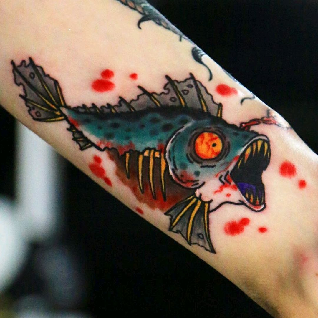 Pin by Tessi C on H2O  Small fish tattoos Fish tattoos Tattoo designs