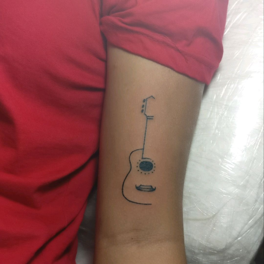 77 Top Guitar Tattoo Ideas 2023 - Music Industry How To