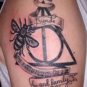 Harry potter, music and manchester eliquently put together by quick draw tattoo bury