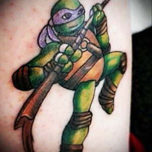 Donatello Ninja turtle #childhood #colour #turtle #purple