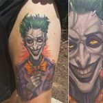 #Joker tattoo by #Halo #DC #dccomics #Batman #SuicideSquad #comicbook