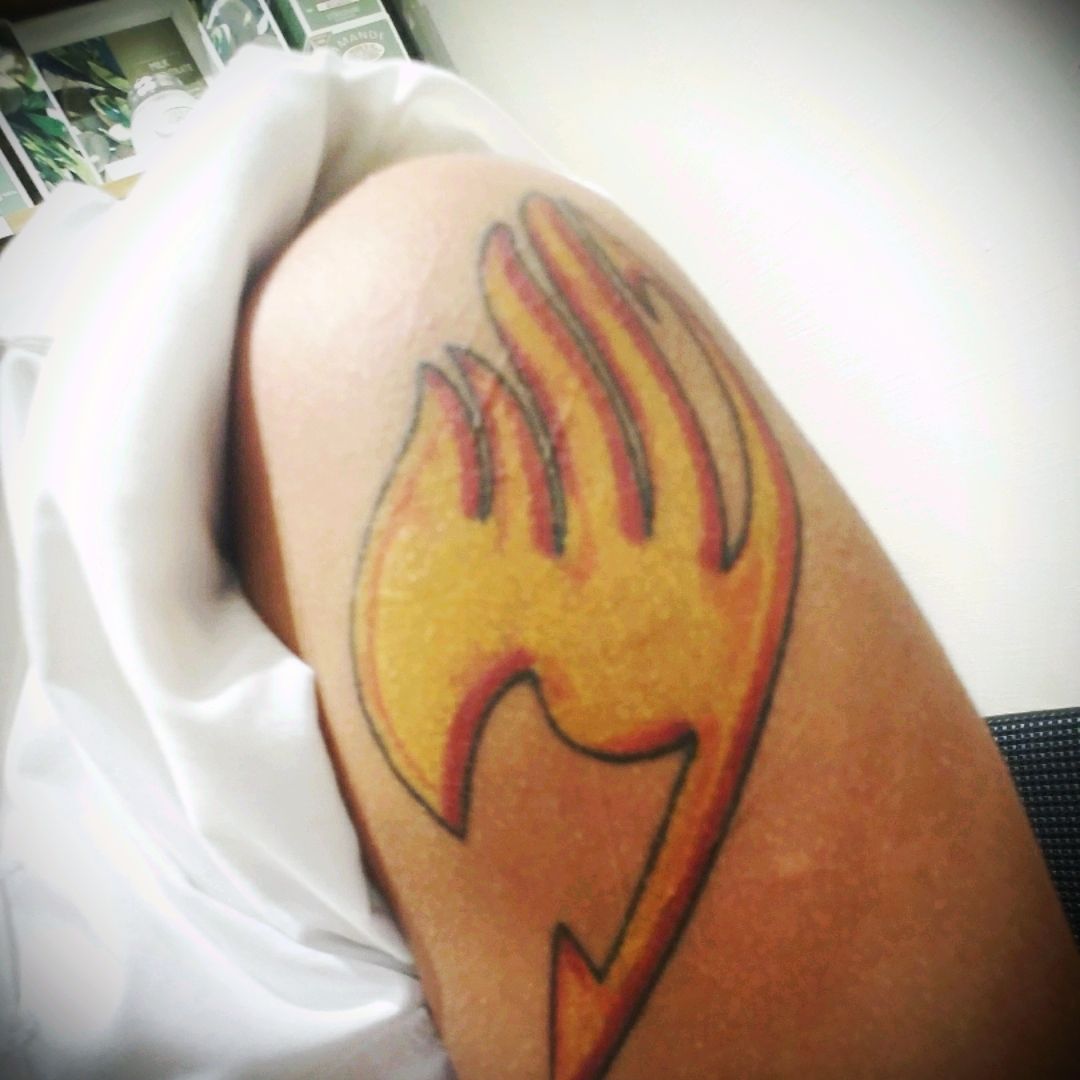 Natsu Special Mark Tattoo  Tattoos, Mark tattoo, Fairy tail