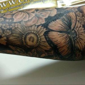 Covering a tribal arm band 3