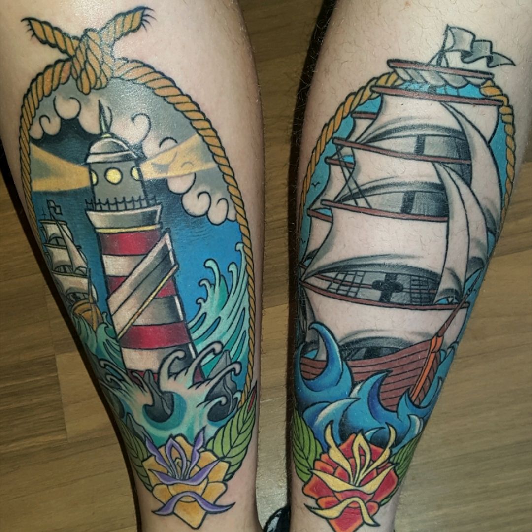 Lighthouse Tattoos Meanings Tattoo Designs  Ideas