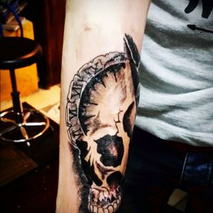 Scar coverup tattoo