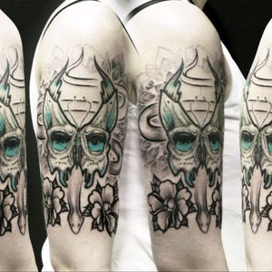 Sleeve in process by Sergey Klokov @mic_sssinger #sleeve #arm #tattoo #snake
