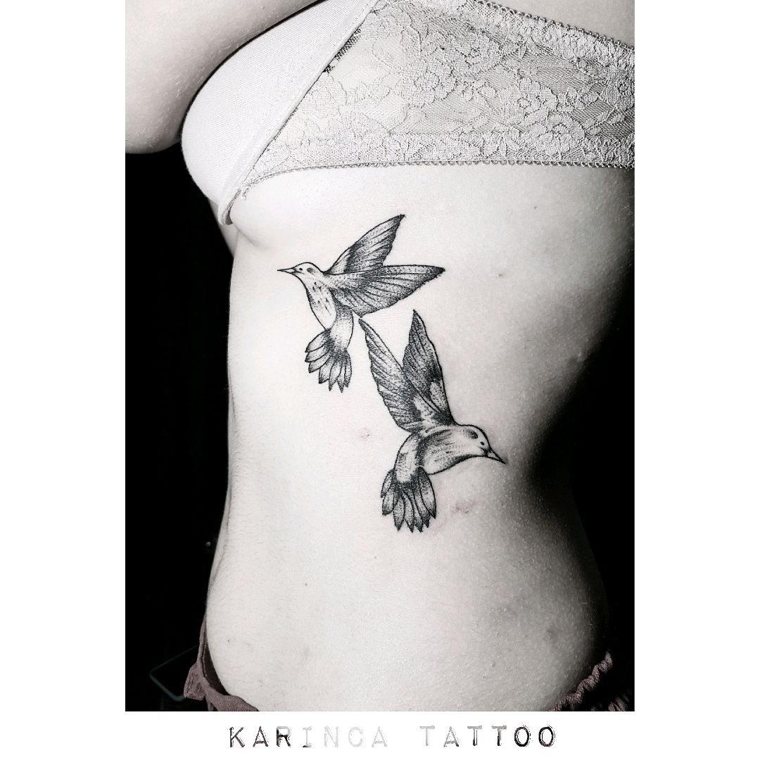 Hummingbird Tattoo Best Tattoo Studio in India Black Poison Tattoo Studio