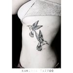 Hummingbird Instagram: @karincatattoo #hummingbirdtattoo #hummingbird #tattoo #fine #line #black #rib #girl #woman #side #tattoos #girlswithink #tatted #istanbul #turkey #karıncatattoo #dövme #bird #birdtattoos