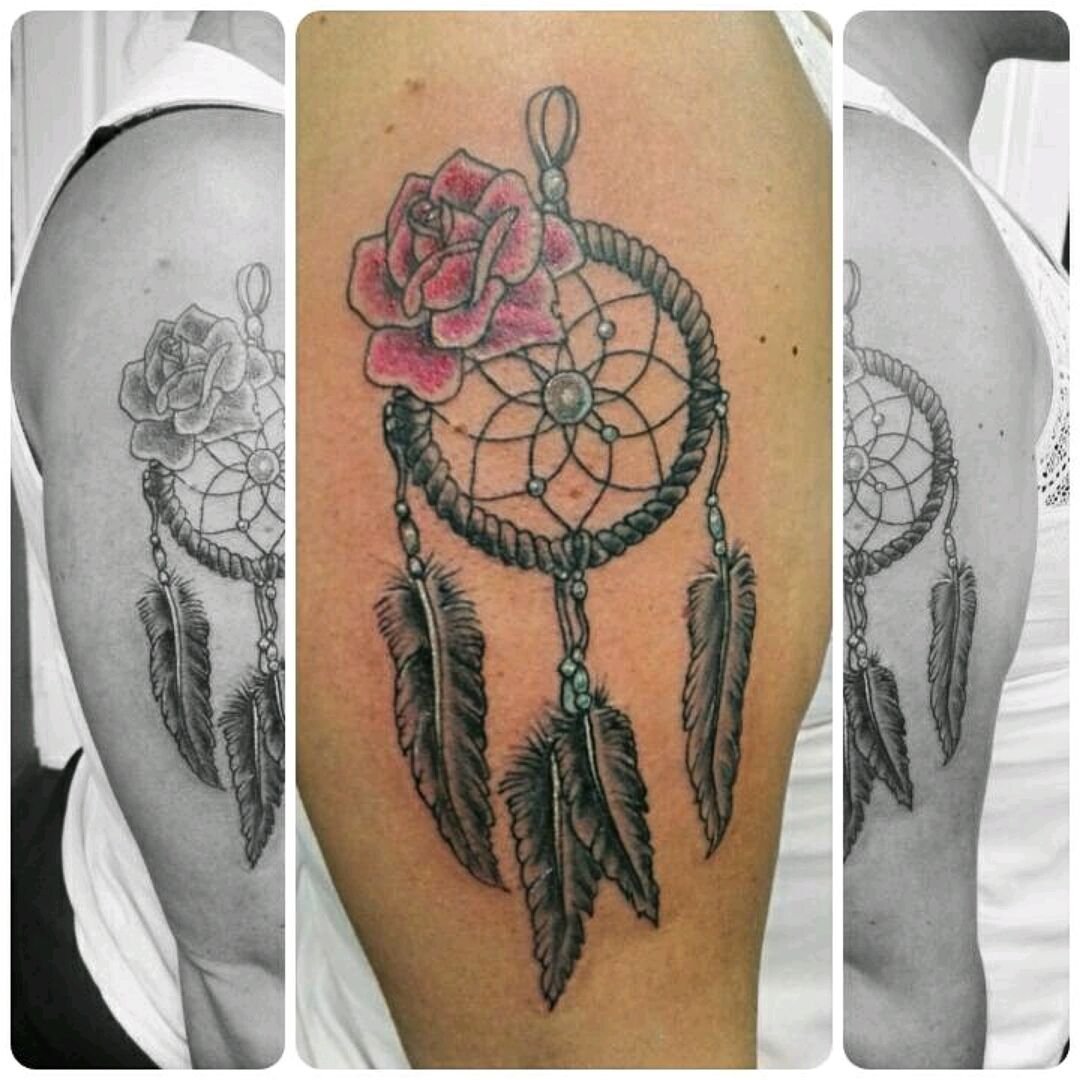 Buy Dream Catcher Totem Crescent Sun Moon Tattoo Lotus Feather Online in  India  Etsy